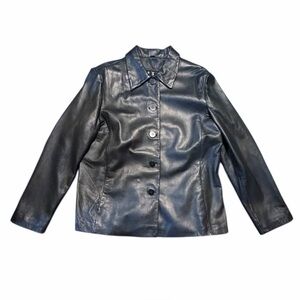 New York‎ by Winlit Genuine Leather Jacket Black XL